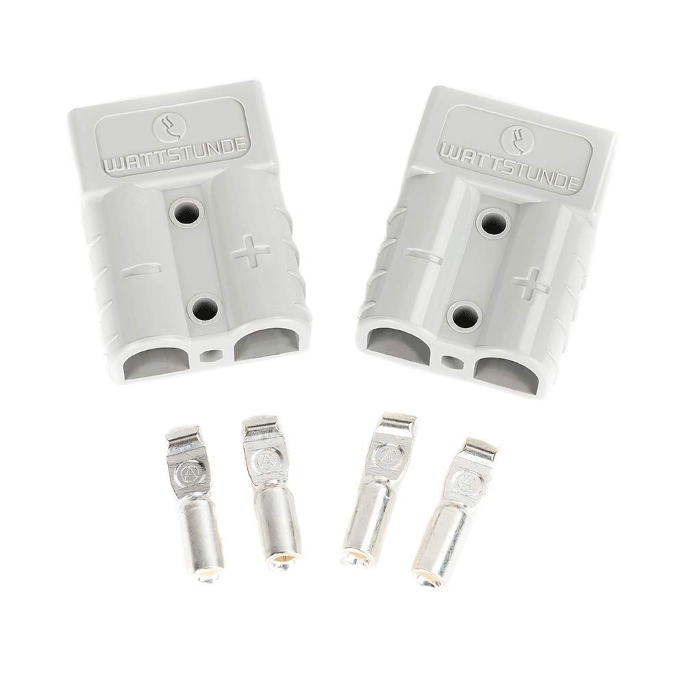 WATTSTUNDE Anderson Stecker mit Crimpkontakt- Verbinder Adapter für SunFolder Solartasche (Anderson Stecker) von WATTSTUNDE