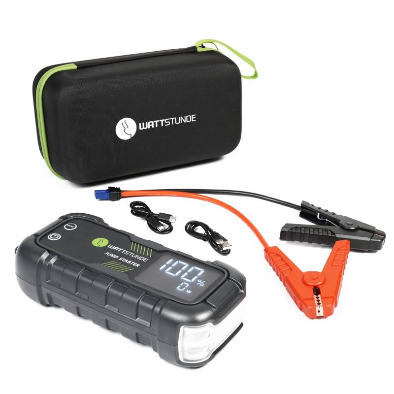 WATTSTUNDE Jump Starter Akku 20000mAh Camper Starthilfe Powerbank von WATTSTUNDE