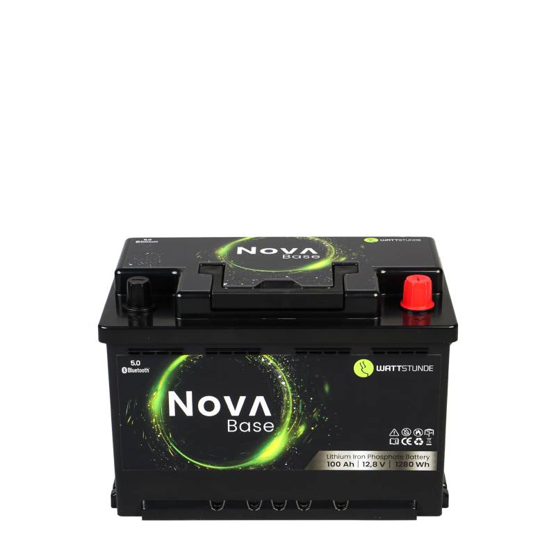 WATTSTUNDE NOVA Base 100Ah Lithium Batterie LiFePO4 (Base, 100 Ah) von WATTSTUNDE