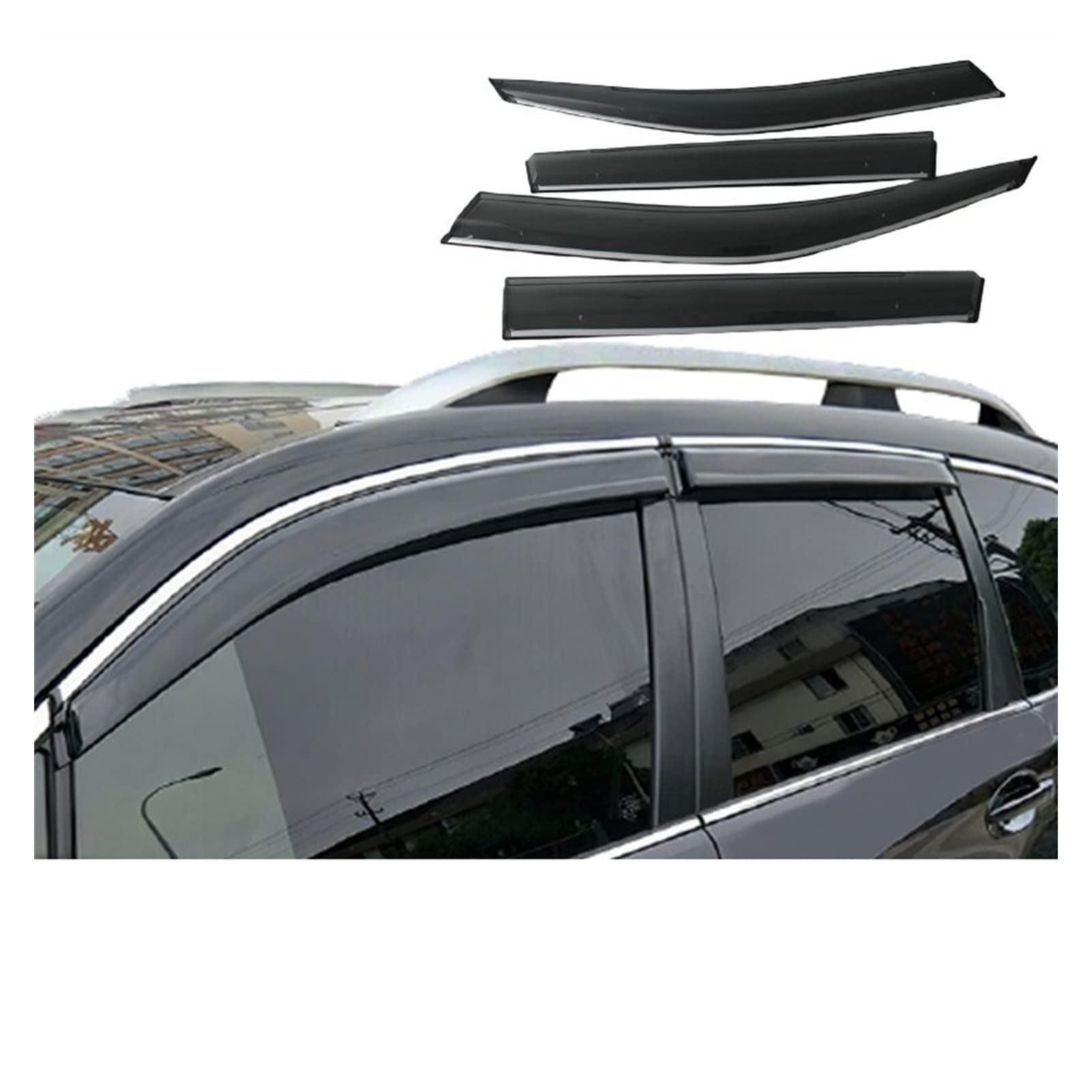 Visier Deflector Fensterabweiser Für Subaru Forester SK 2019 2020 2021 Windabweiser Seitenfenster Regenabweiser von WAVEPEAK