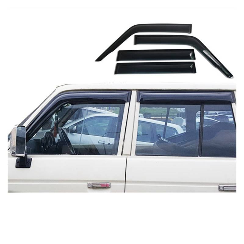 Visier Deflector Fensterabweiser Für Toyota Land Cruiser Prado Fj70 1990 1991 1992 1993 1994 1995 Windabweiser Seitenfenster Regenabweiser von WAVEPEAK