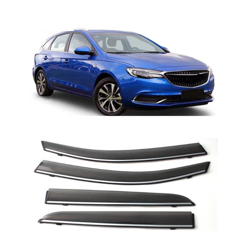 Visier Deflector Fenstervisier Für Buick Excelle GX Hatchback 2018 2019 2020 Windabweiser Seitenfenster Regenabweiser von WAVEPEAK