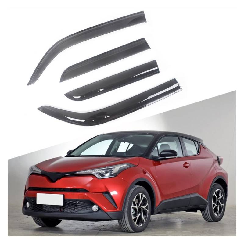 Visier Deflector Für Toyota C-HR 2018-2021 Windabweiser Seitenfenster Regenabweiser von WAVEPEAK