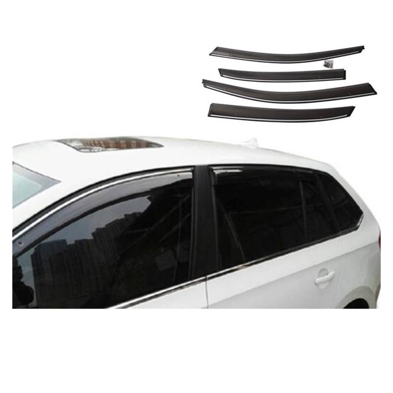 Visier Deflector Seitenfenster Deflektor Für Skoda Rapid Spaceback 2014 2015 2016 2017 2018 Windabweiser Seitenfenster Regenabweiser von WAVEPEAK