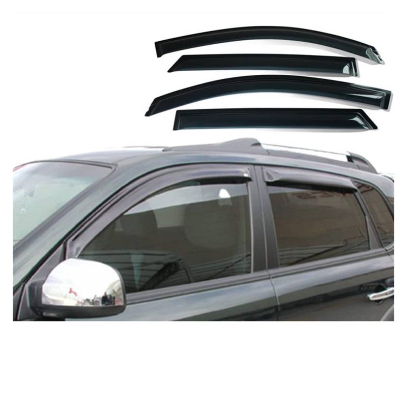 Visier Deflector Sun Rain Deflectors Für Hyundai Tucson 2015 2016 2017 2018 2019 2020 Windabweiser Seitenfenster Regenabweiser von WAVEPEAK