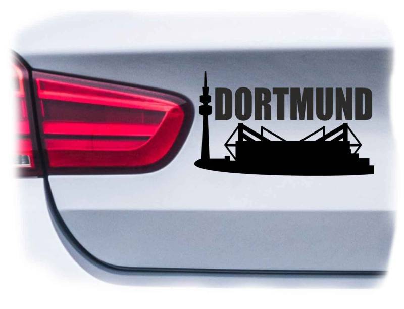 WB wohn trends Auto-Aufkleber, Dortmund, Silber, 15cm breit, Farbe und Größe wählbar, KFZ-Sticker LKW Spruch von WB wohn trends