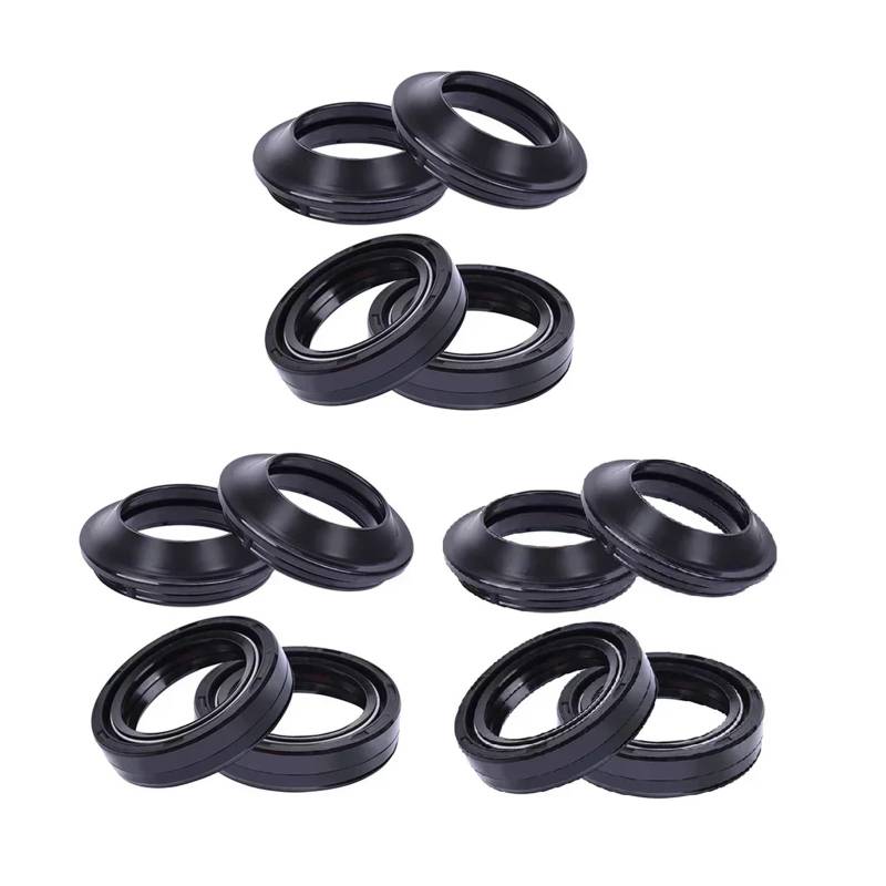 33x46x11 33 46 11 Gabel Staub & Öl Dichtung for GSX400F GS450 GS450S GS 450 for KX65 KX 65 00-17 125(6pcs seal 6pcs cover) von WBDDZSW