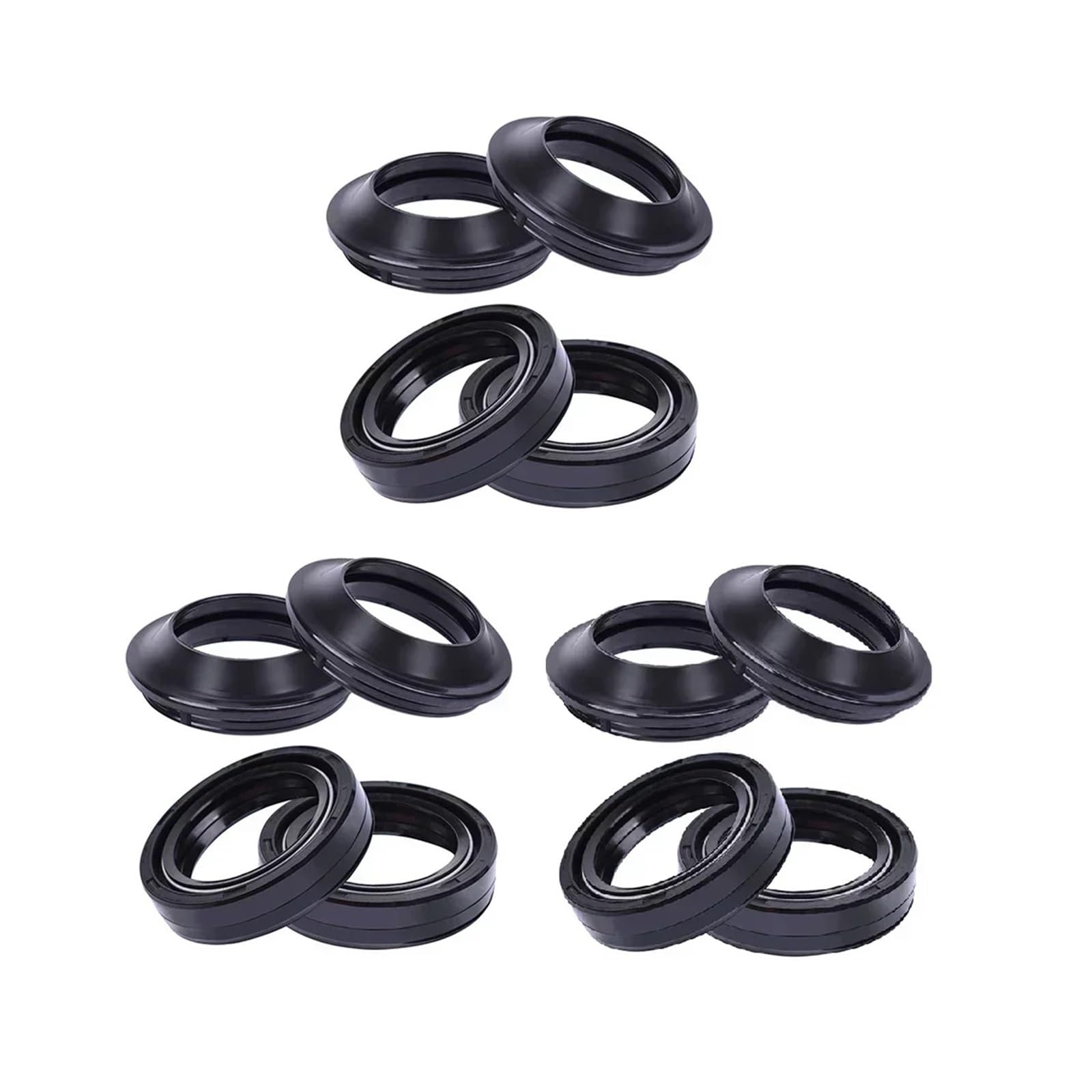 33x46x11 Gabel Dämpfer Öl Dichtung 33 46 Staub Dichtung for 50 4T 07 8 50 2T 60 4T 2009 R16 125 2008-2012(6pcs seal 6pcs cover) von WBDDZSW