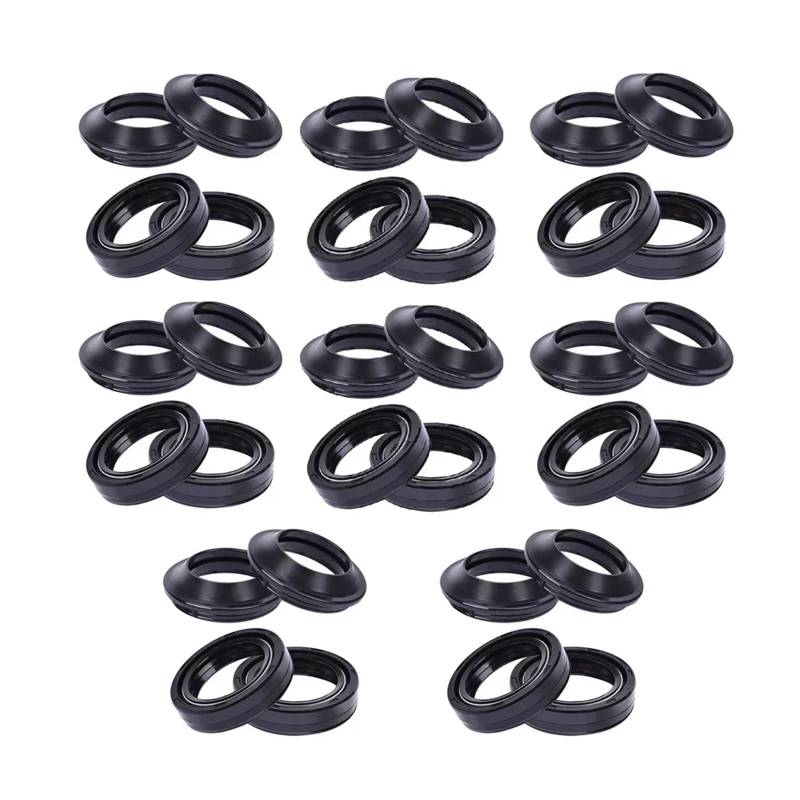 33x46x11 Gabel Dämpfer Öl Dichtung 33 46 Staub Dichtung for BW125 4T LC BW 125 00-04 125 3 06-07 125 08-13(16pc seal 16pc cover) von WBDDZSW