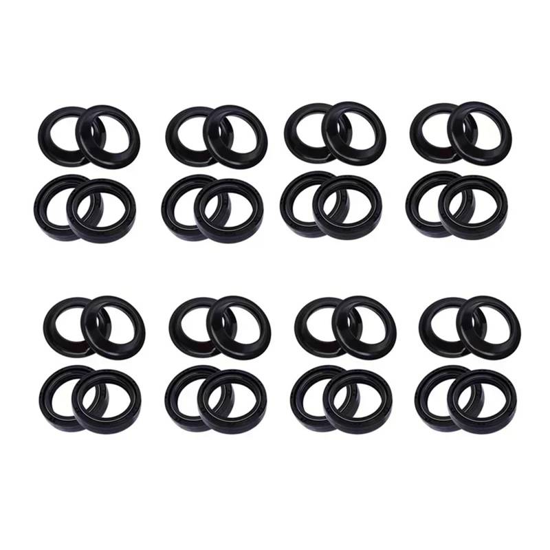 35x48x11 35mm Gabel Dämpfer Öl Dichtung 35 48 Staub Abdeckung for KX 100 KX 100A KX 100 KMX125 KMX 125 KE175 KE250 KE 175 250(16pc seal 16pc cover) von WBDDZSW