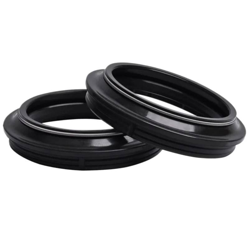 37x47x11 Dual Frühling Öl Dichtung for Motorrad Vorderrad Gabel Staub Abdeckung Öl Dichtung for R 1200 GS R 1200(2 pcs dust) von WBDDZSW