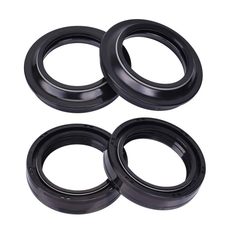 38x52x11 38 * 52 Motorrad Gabel Dämpfer Öl Dichtung 38 52 Staub Abdeckung Lip for VN700 VN 700 1985 ZR250 ZR 250 92049-1230(2pcs seal 2pcs cover) von WBDDZSW