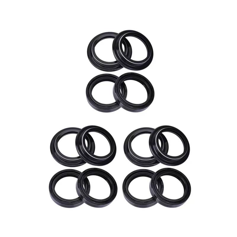 41x53x8 41 * 53 * 8 Motorrad Vorne Schock Gabel Dämpfer Öl Dichtung 41 53 Staub Abdeckung lip for 984 2009 XB12XT ULYSSES(6pcs seal 6pcs cover) von WBDDZSW