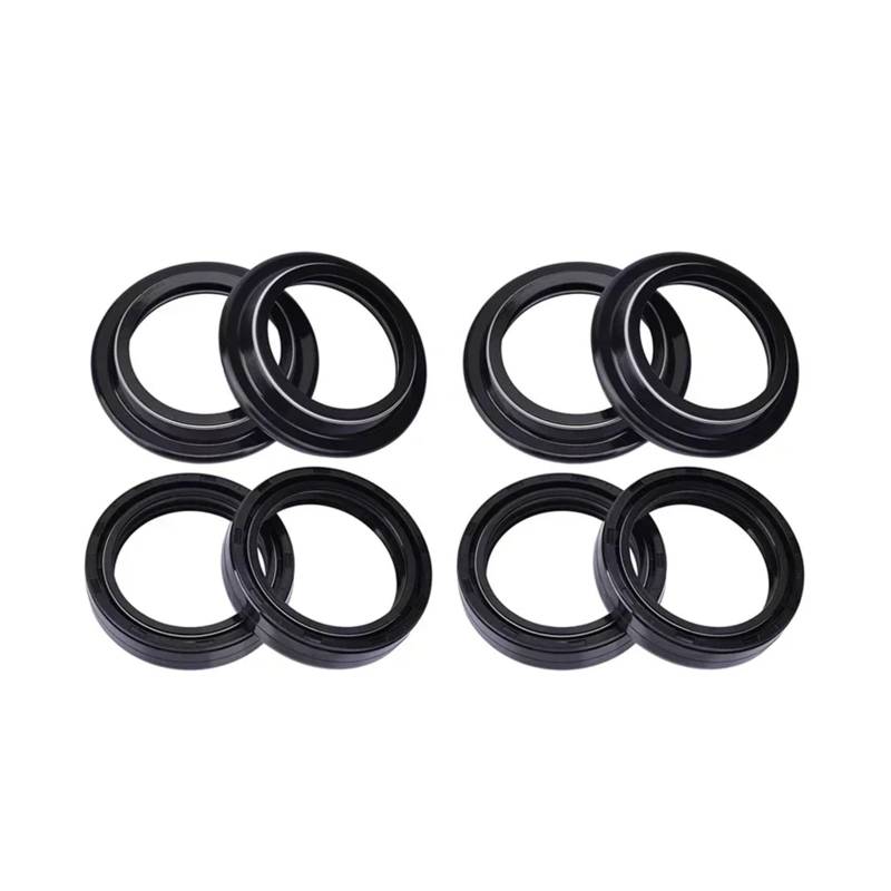 41x53x8 41 * 53 Front Shock Gabel Dämpfer Öl Dichtung 41 53 Staub Abdeckung for AN400 99-2006 EINE 400 2007-2013(4pcs seal 4pcs cover) von WBDDZSW