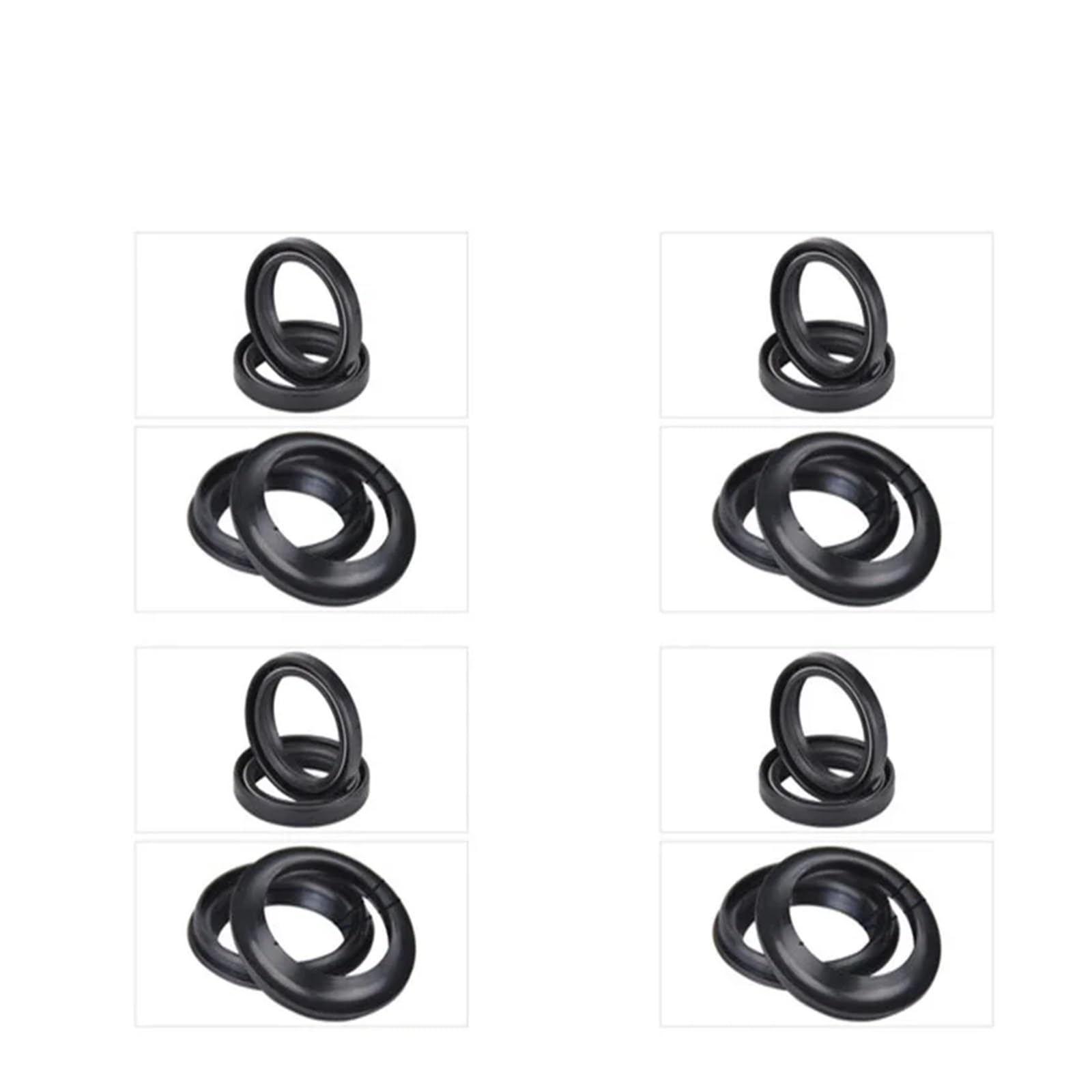 41x53x8 Motorrad Gabel Öl Dichtung Staub Dichtung for MT07 MT09 XVS1100 MT-09 YZF-R1 R6 FZR1000 XV1700 XV950 FZR600R FZS600(4 set) von WBDDZSW