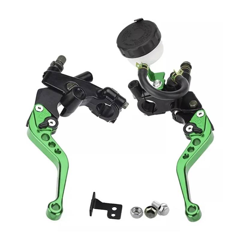 Motorrad Bremse Kupplung Universal Motorrad Einstellbare Kupplung Bremse Hauptzylinder Reservoir Hebel Kit Für Ya&maha Für Kawasaki 7/8 "22mm Lenker von WBFLZTYOP