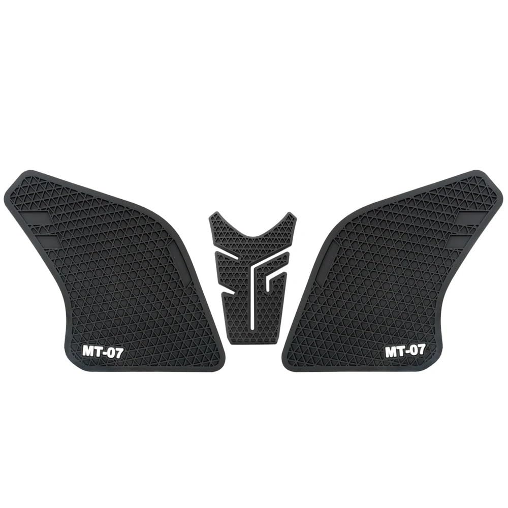 Motorrad Tankpad FÜR Ya&maha MT 07 Mt07 MT-07 2021-Motorrad Tank Pad Seite Gas Knie Grip Traktion Pads Schutz Aufkleber von WBFLZTYOP