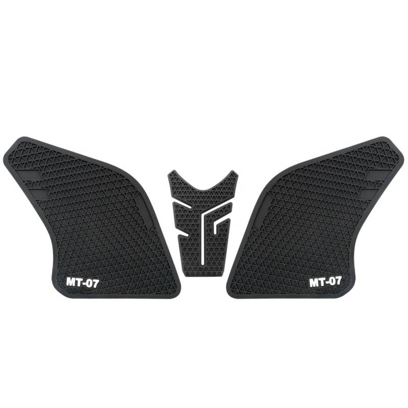 Motorrad Tankpad FÜR Ya&maha MT 07 Mt07 MT-07 2021-Motorrad Tank Pad Seite Gas Knie Grip Traktion Pads Schutz Aufkleber von WBFLZTYOP