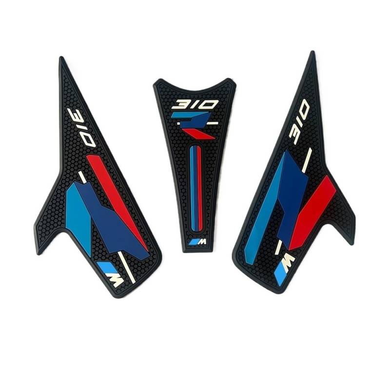 Motorrad Tankpad Für G310R G 310 R 2021-2024 Motorrad Seite Tank Knie Pads Set Grip Kraftstoff Tank Pad Schutz Aufkleber Motorrad Tank Aufkleber von WBFLZTYOP