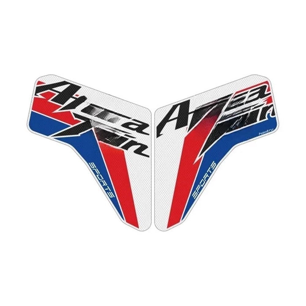 Motorrad Tankpad Für Ho&nda Für Africa Twin ADV Sport 2018-2019 Motorrad Seite Kraftstoff Tank Aufkleber wasserdichte Pad Gummi Aufkleber Motorrad von WBFLZTYOP