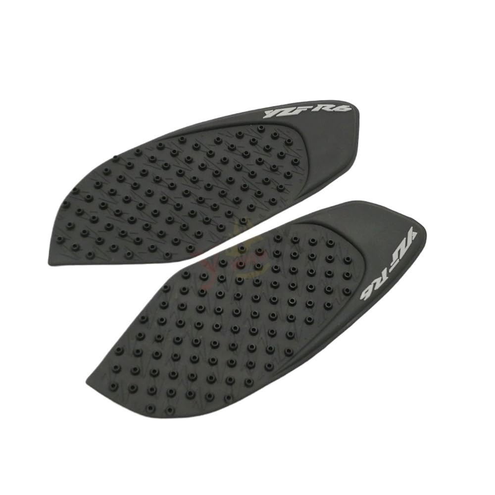 Motorrad Tankpad Für Ya&maha YZF-R6 R6 2008-2015 09 10 11 12 13 14 Motorrad Kraftstoff Gas Aufkleber Knie Griffe Gummi Tank Seite Aufkleber Traktion Pad von WBFLZTYOP