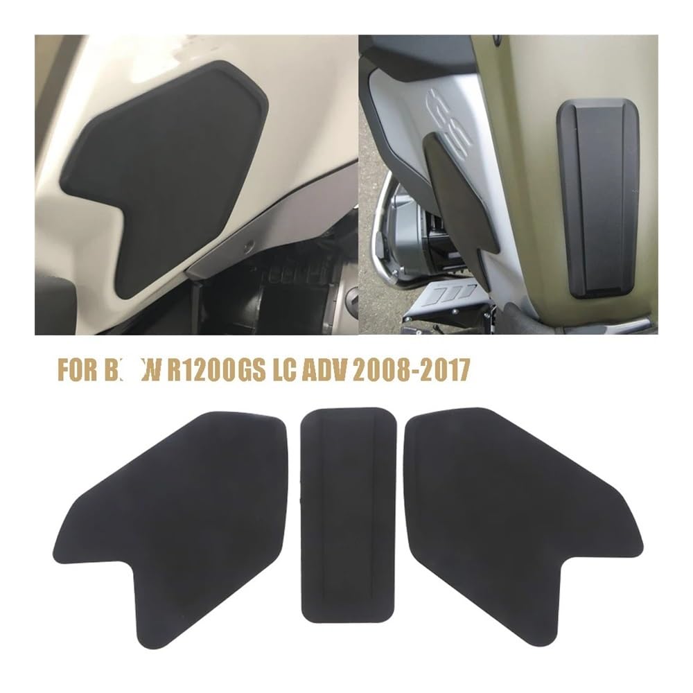 Motorrad Tankpad Moto Knie Grip Protector Pads Seite Aufkleber Für B&M&W R1200GS LC Abenteuer ADV R1250GS LC ADV Gummi Kraftstoff Tank Traktion Pads von WBFLZTYOP