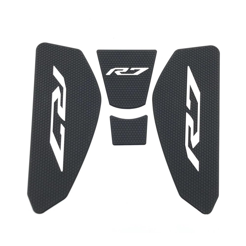 Motorrad Tankpad Motorrad Kraftstoff Tank Pads Aufkleber Seite Gas Knie Grip Protector Traktion Decals Für Ya&maha R7 YZF-R7 YZFR7 2021 2022 2023 von WBFLZTYOP