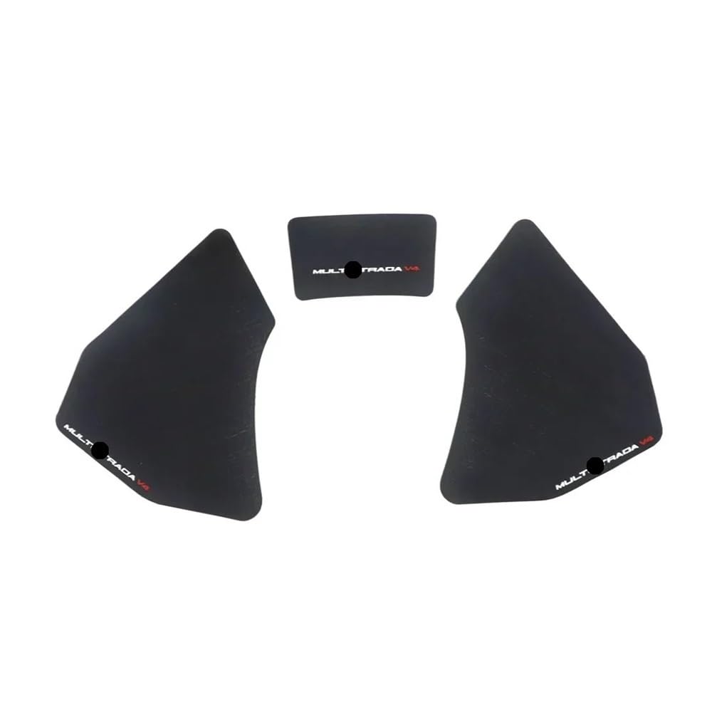 Motorrad Tankpad Motorrad Seite Kraftstoff Tank Pad Aufkleber Gummi Aufkleber FÜR Du&Cati Multistrada V4 S V4S 2021 Wasserdicht Nicht-Slip von WBFLZTYOP