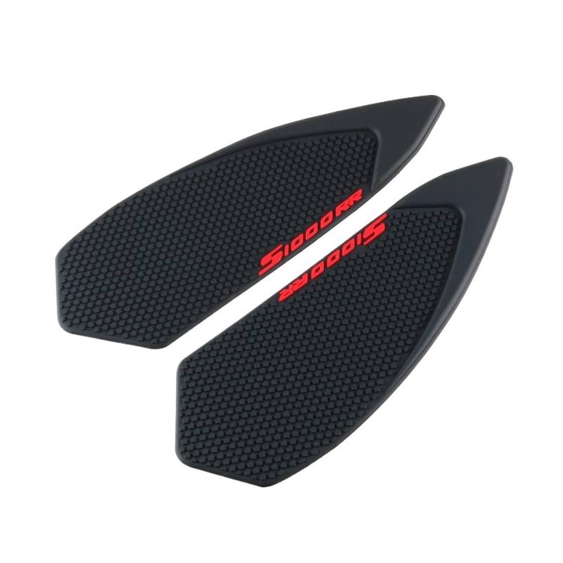 Motorrad Tankpad Motorrad Tank Grip Aufkleber Traktion Gummi Seite Pad Knie Gas Für B&M&W M1000RR S1000RR S1000R 19-23 von WBFLZTYOP