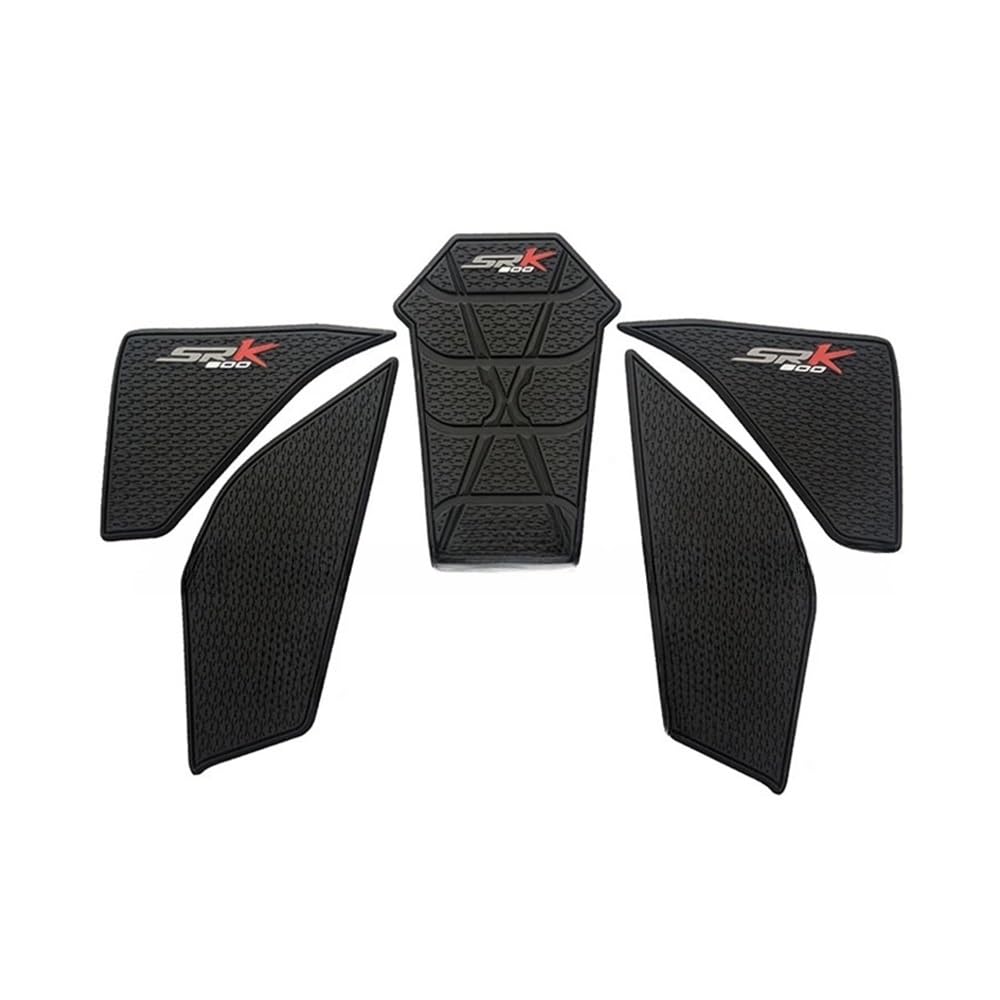 Motorrad Tankpad Motorrad Tank Pad Schutz Aufkleber Aufkleber Gas Kraftstoff Knie Grip Traktion Seite Für BE&Nelli SRK600 QJSRK600 Motorrad Tank von WBFLZTYOP