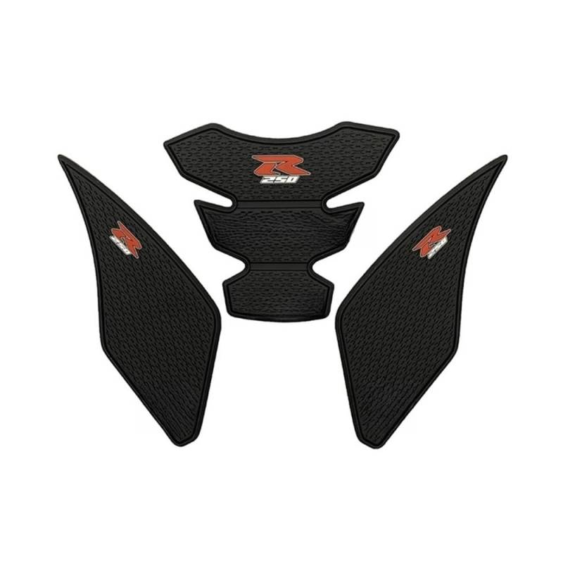 Motorrad Tankpad Motorrad Tank Traktion Seite Pad Gas Kraftstoff Knie Grip Aufkleber Für Suzuki GSX-250R GSX250R GSX 250R EIN Satz 17-18 Motorrad von WBFLZTYOP