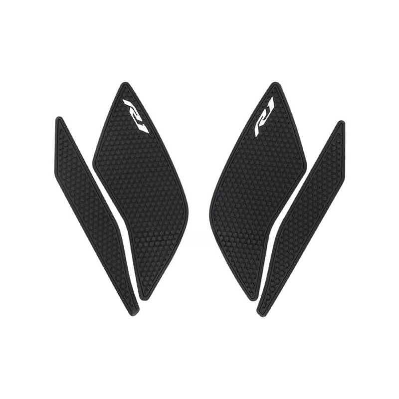 Motorrad Tankpad Seite Kraftstoff Tank Pad Tank Pads Schutz Aufkleber Aufkleber Gas Knie Grip Traktion Pad Für Ya&maha YZF R1 R1M YZFR1 YZF-R1 2015-2021 von WBFLZTYOP