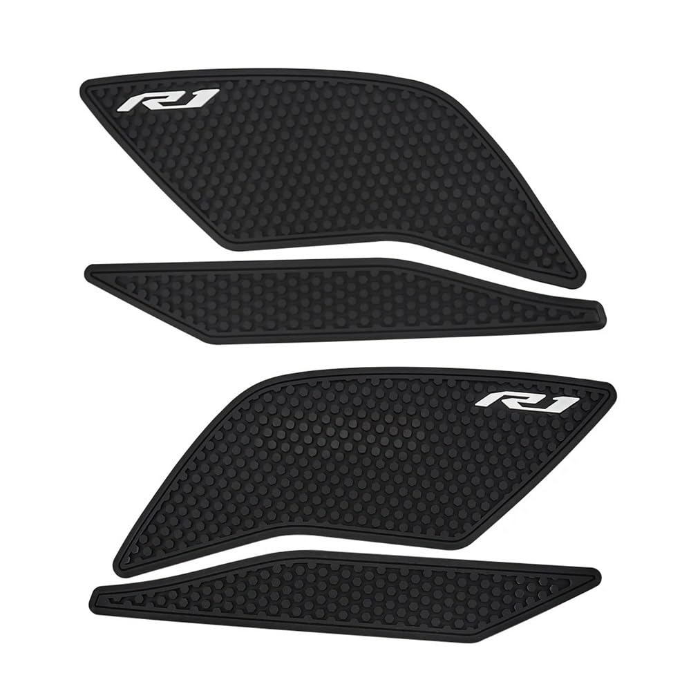 Motorrad Tankpad Seite Kraftstoff Tank Pad Tank Pads Schutz Aufkleber Aufkleber Gas Knie Grip Traktion Pad Für Ya&maha YZF R1 R1M YZFR1 YZF-R1 2015-2021 von WBFLZTYOP