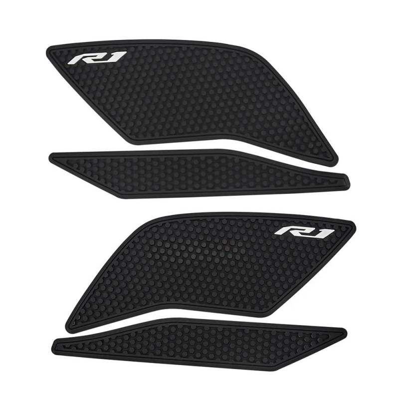 Motorrad Tankpad Seite Kraftstoff Tank Pad Tank Pads Schutz Aufkleber Aufkleber Gas Knie Grip Traktion Pad Für Ya&maha YZF R1 R1M YZFR1 YZF-R1 2015-2021 von WBFLZTYOP