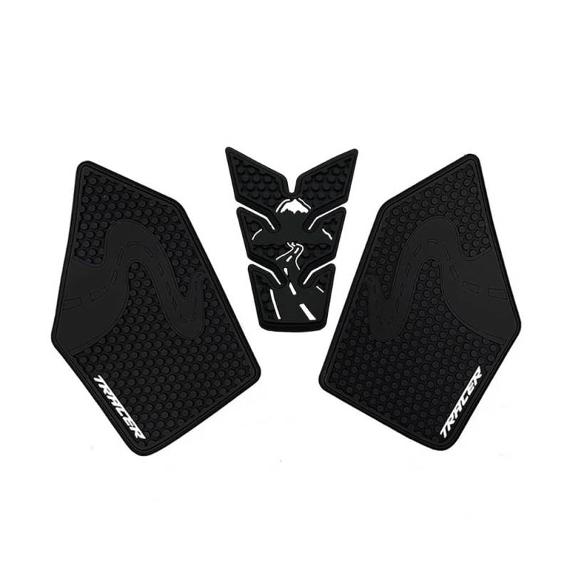 Motorrad Tank Pads Für Ya&maha Tracer 9 TRACER9 Tracer 9 GT 2021 2022 2023 Motorrad Tank Aufkleber Pad Non-Slip Seite Kraftstoff Gummi Wasserdicht Aufkleber von WBGDUIFLAS