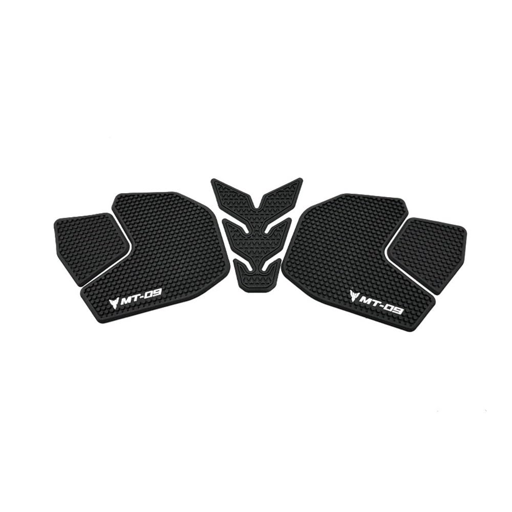 Motorrad Tank Pads Motorrad Nicht-Slip Seite Kraftstoff Tank Aufkleber wasserdichte Pad Gummi Aufkleber Für Ya&maha FZ09 FZ 09 MT 09 MT09 2015 2013-2020 MT-09 von WBGDUIFLAS