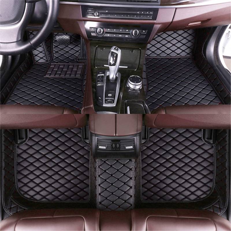 Auto FußMatten Leder für VW Touareg III 2019-Present Matten Wasserdicht rutschfeste Innenschutz Teppiche Auto Zubehör von WBLDP-SDGT