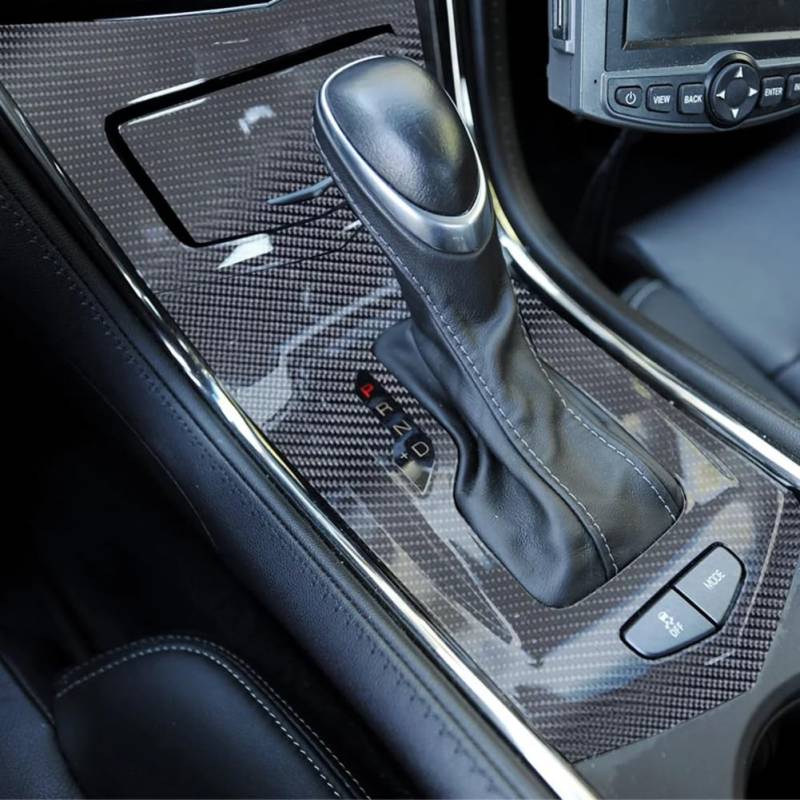 Interieur Zentrales Bedienfeld Türgriff 5D 3D Kohlefaser Aufkleber Aufkleber, für Cadillac ATS 2013-2019 Auto Styling Zubehör von WBTLTDSK