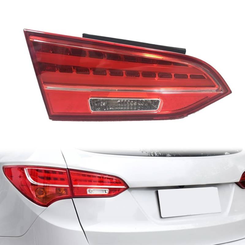 WBWJYAI Rückleuchte Rücklichter für Hyundai Santa Fe 2013 2014 2015 Auto Rücklicht Montage Rücklicht Lampeneinheit Bremslicht Blinker Ersatzteile,C von WBWJYAI