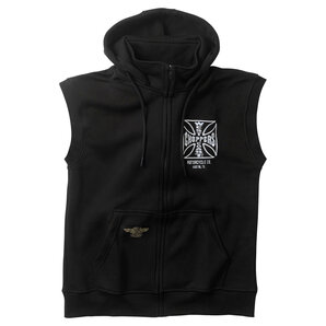 West Coast Choppers OG ATX Hoodie Weste Schwarz von West Coast Choppers