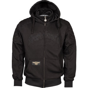 West Coast Choppers Por Vida Zip-Hoodie Schwarz von West Coast Choppers