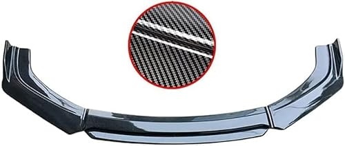 Frontstoßstangen Spoiler für Hyundai Tucson 2015 2016 2017 2018, Bumper Spoilerlippe Lip Splitter Karosserie Schaufeln Schutz Auto Modified Zubehör,Carbon Fiber Look von WCSMHYW