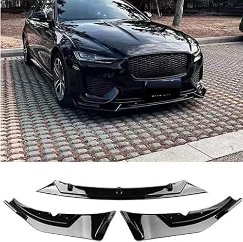 Frontstoßstangen Spoiler für Jaguar XE XEL 2020 2021 2022, Bumper Spoilerlippe Lip Splitter Karosserie Schaufeln Schutz Auto Modified Zubehör von WCSMHYW