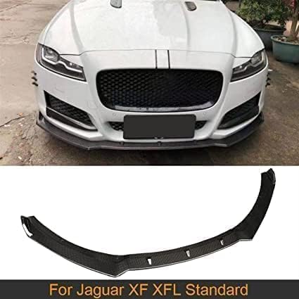 Frontstoßstangen Spoiler für Jaguar XF XFL Standard 2016 2017 2018 2019, Bumper Spoilerlippe Lip Splitter Karosserie Schaufeln Schutz Auto Modified Zubehör von WCSMHYW