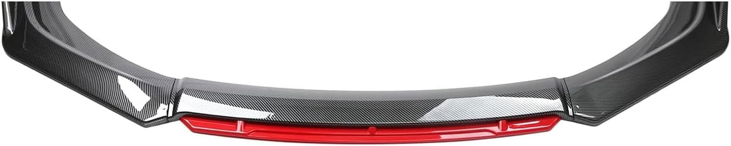 Frontstoßstangen Spoiler für KIA Sportage 5 NQ5 2022 2023 2024, Bumper Spoilerlippe Lip Splitter Karosserie Schaufeln Schutz Auto Modified Zubehör,Carbon Fiber Look von WCSMHYW