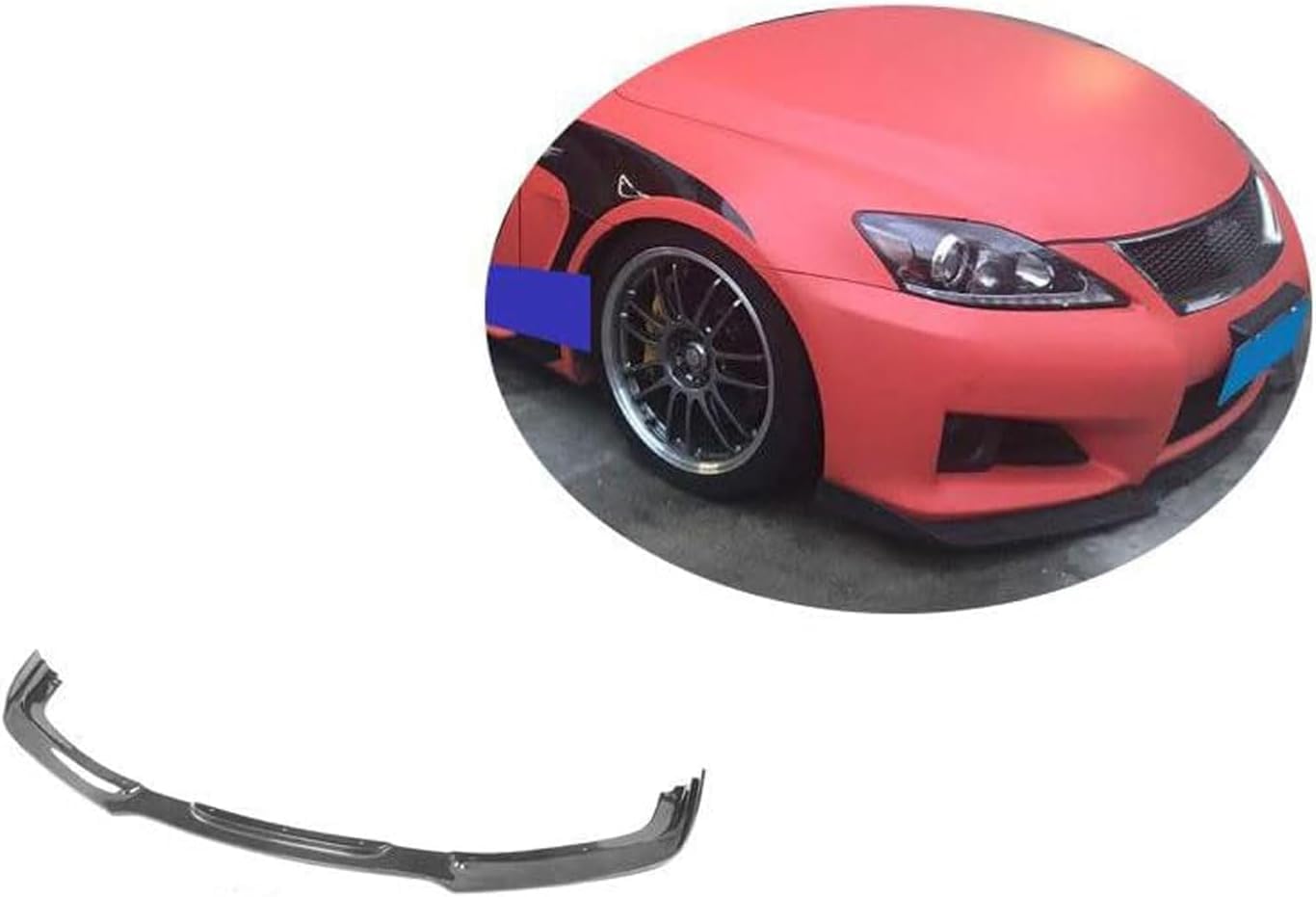 Frontstoßstangen Spoiler für Lexus is/F 2011-2012, Bumper Spoilerlippe Lip Splitter Karosserie Schaufeln Schutz Auto Modified Zubehör von WCSMHYW