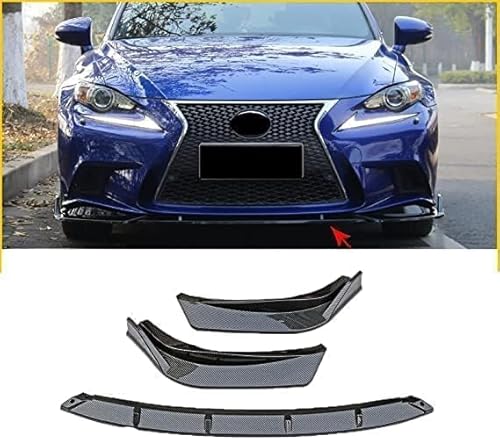 Frontstoßstangen Spoiler für Lexus is F-Sport 2013-2016, Bumper Spoilerlippe Lip Splitter Karosserie Schaufeln Schutz Auto Modified Zubehör von WCSMHYW