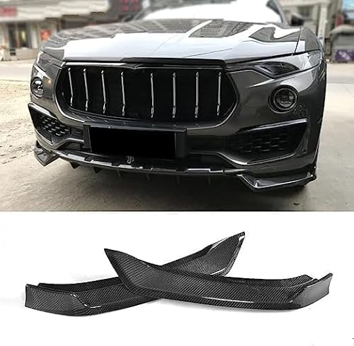 Frontstoßstangen Spoiler für Maserati Levante 4 Door 2016-2018, Bumper Spoilerlippe Lip Splitter Karosserie Schaufeln Schutz Auto Modified Zubehör von WCSMHYW