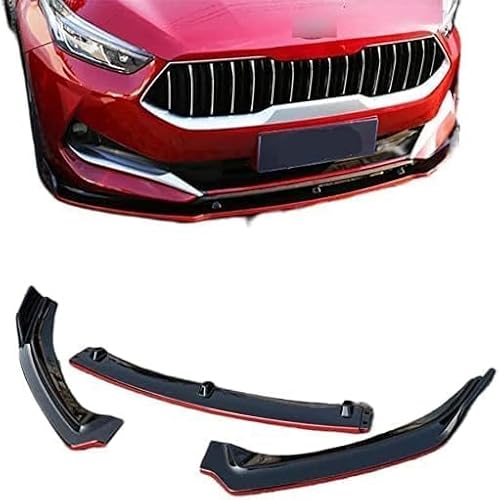 Frontstoßstangen Spoiler für für Kia K3 2019, Bumper Spoilerlippe Lip Splitter Karosserie Schaufeln Schutz Auto Modified Zubehör von WCSMHYW