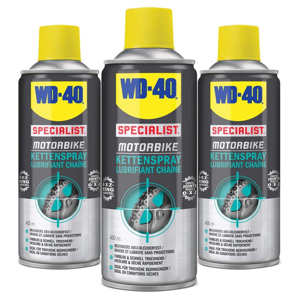 WD-40 Set Specialist Motorbike Kettenspray 400ml (3) von WD-40 Motorbike